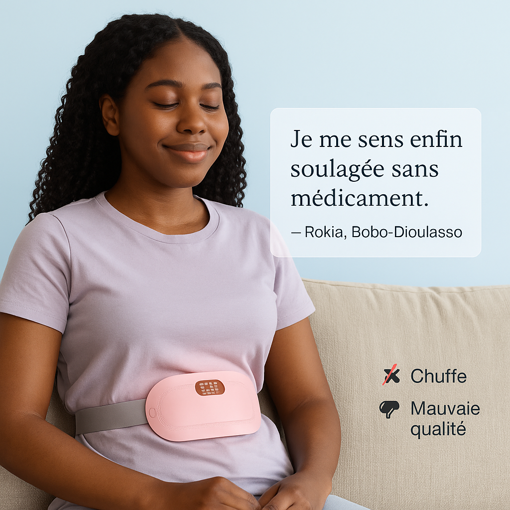 Ceinture Chauffante Anti-Douleur Abdominale et Lombaire