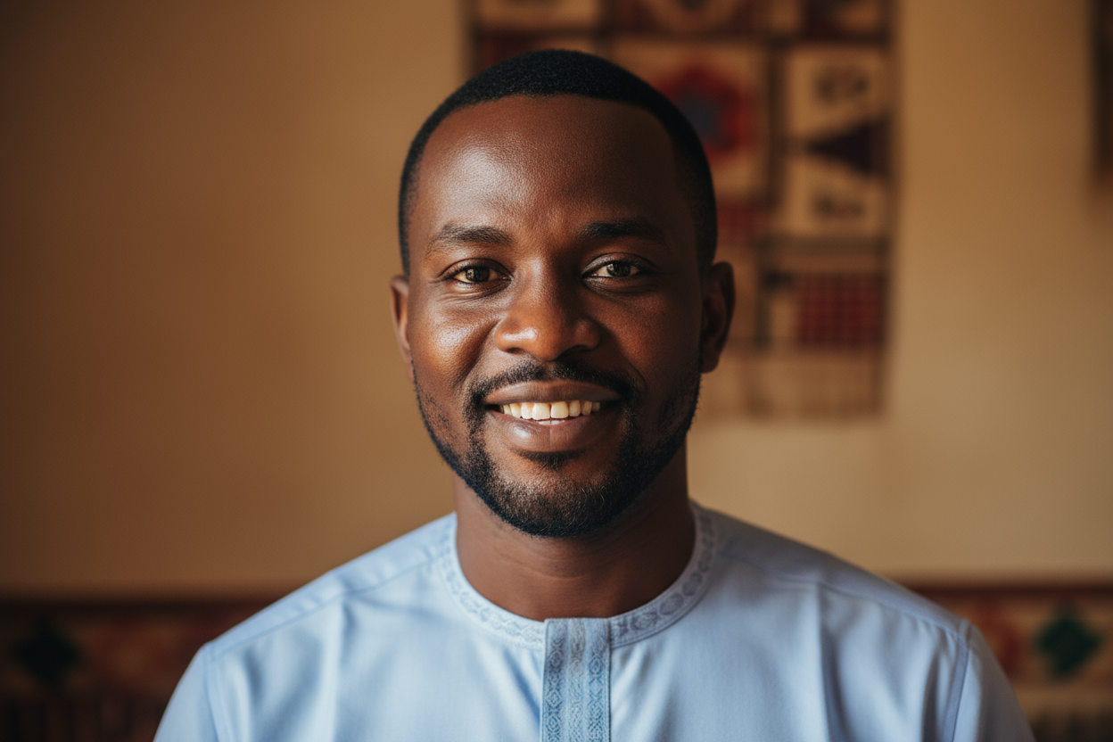 Photo de profil homme togolais